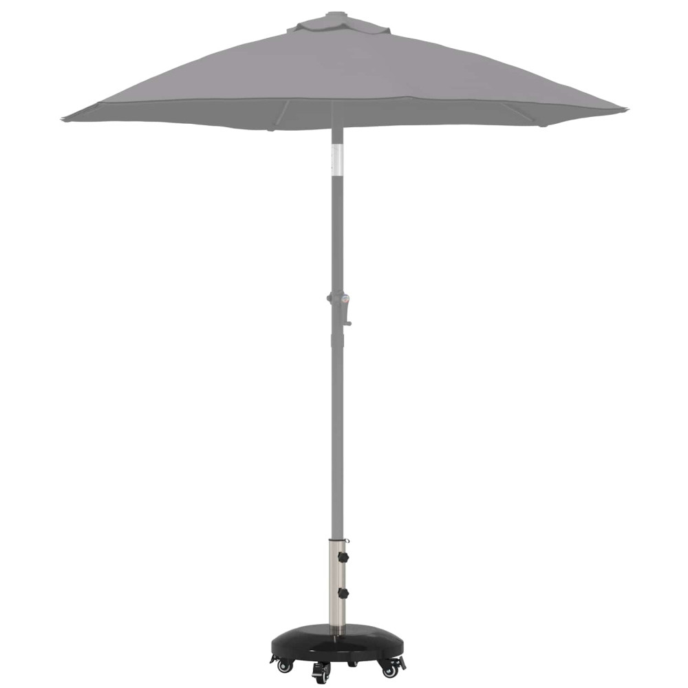 Produktbild för Granite Parasol Base med hjul för 40-50 mm stång 29 kg Svart