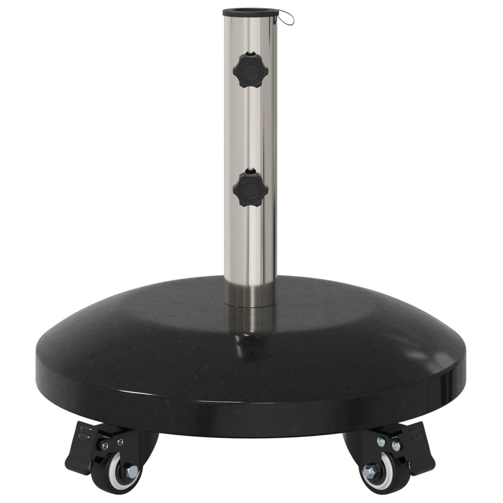 Produktbild för Granite Parasol Base med hjul för 40-50 mm stång 29 kg Svart