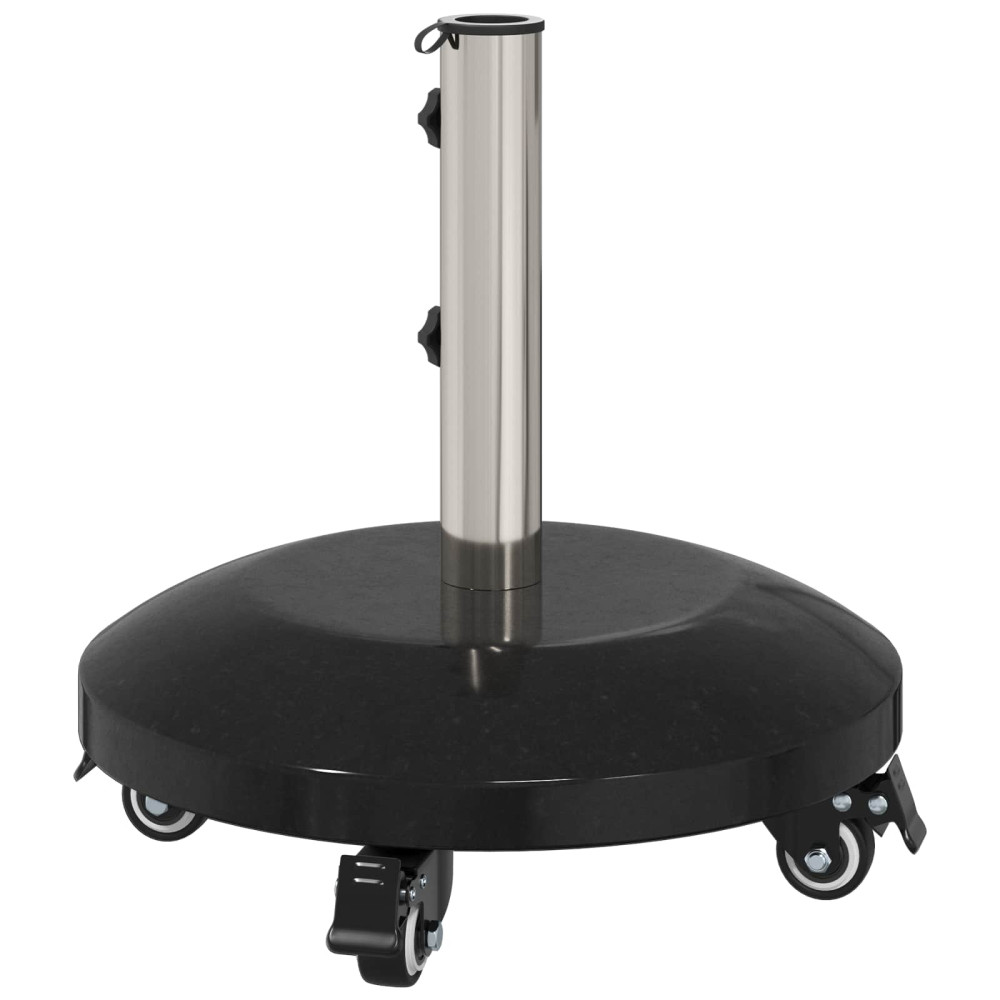 Produktbild för Granite Parasol Base med hjul för 40-50 mm stång 29 kg Svart
