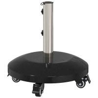 Produktbild för Granite Parasol Base med hjul för 40-50 mm stång 29 kg Svart