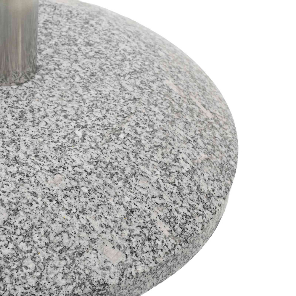Produktbild för Granitar parasollfot med hjul för 4-5 cm stolpe 27.2 kg Grå