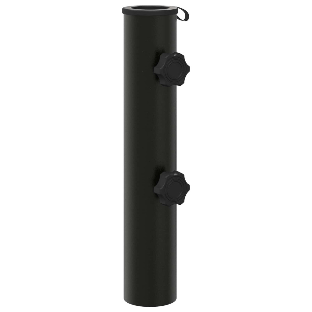 Produktbild för Parasollbasrör 0.6 kg Svart Järn for 40-50 mm Pole