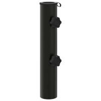 Produktbild för Parasollbasrör 0.6 kg Svart Järn for 40-50 mm Pole