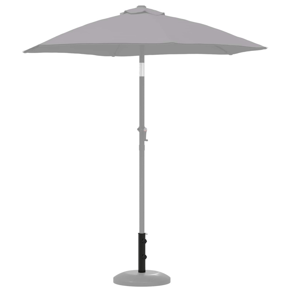 Produktbild för Parasollbasrör 0.6 kg Svart Järn for 40-50 mm Pole