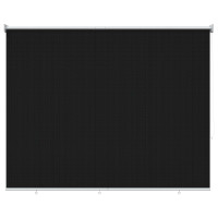 Produktbild för Utomhus Rullgardin 90% UV Block Svart 200 x 140 cm HDPE