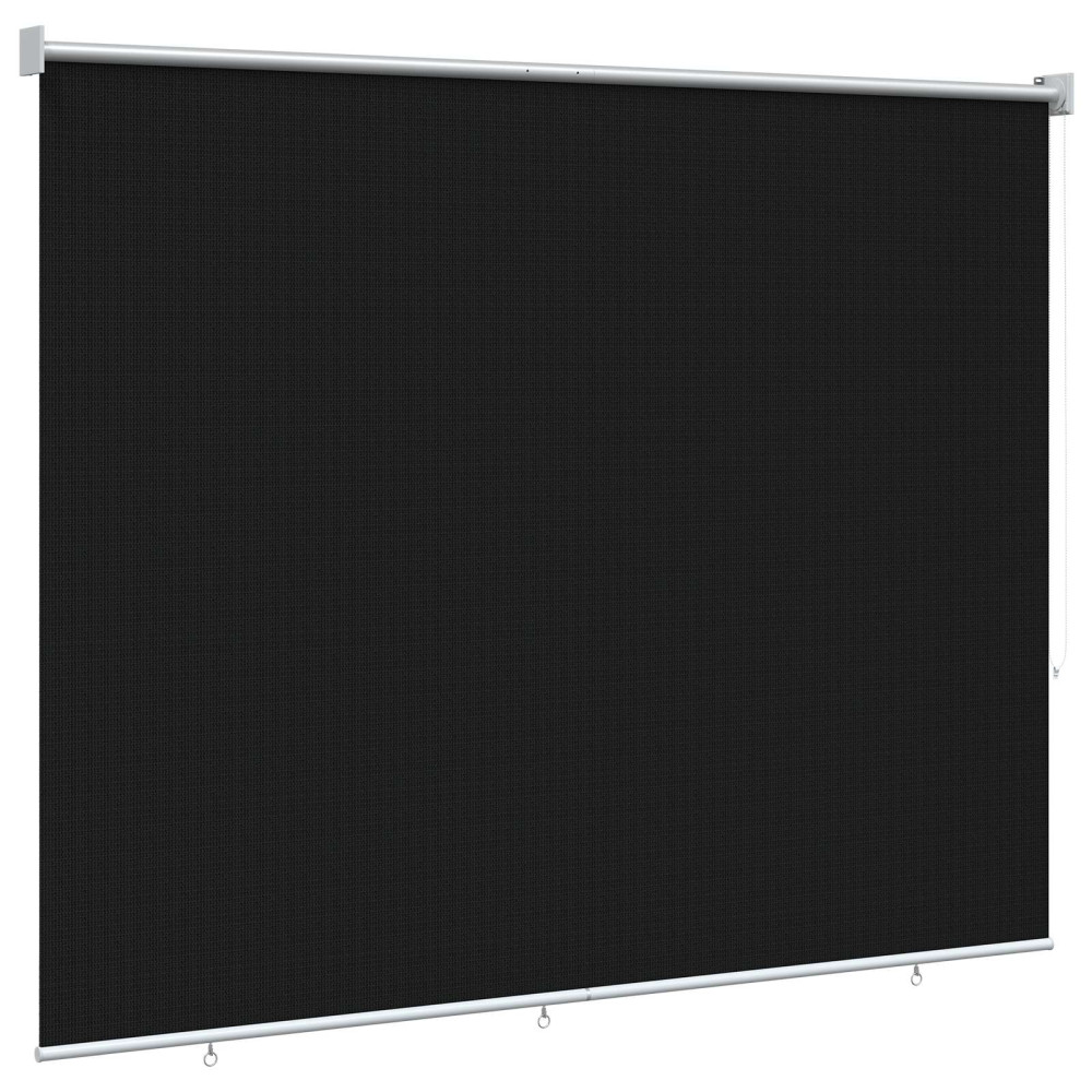 Produktbild för Utomhus Rullgardin 90% UV Block Svart 200 x 140 cm HDPE