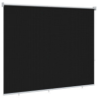 Produktbild för Utomhus Rullgardin 90% UV Block Svart 200 x 140 cm HDPE