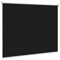 Produktbild för Utomhus Rullgardin 90% UV Block Svart 200 x 140 cm HDPE