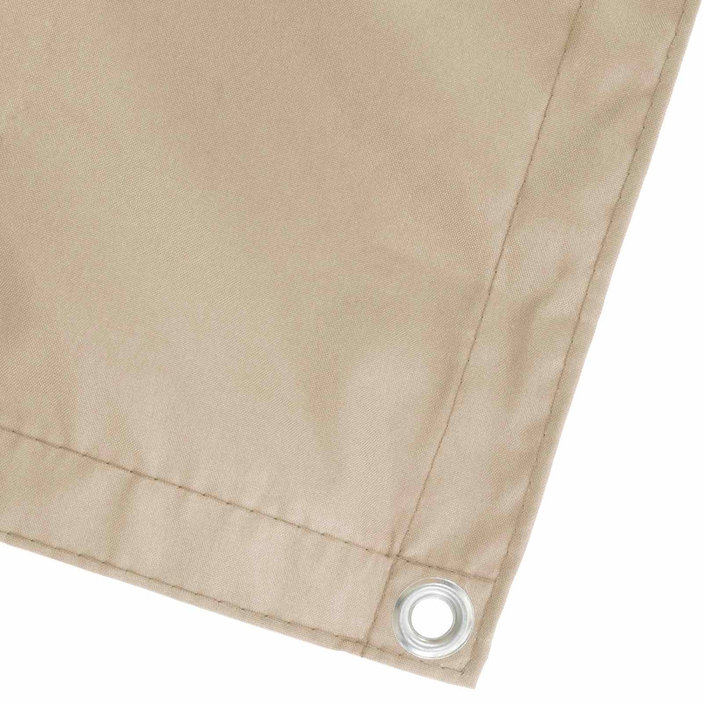 Produktbild för Balkongskärm 180 x 400 cm Tyg med PU-beläggning Beige