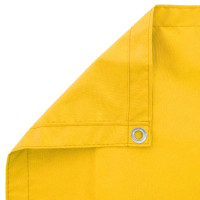 Produktbild för Balkongskärm 150 x 400 cm Tyg med PU-beläggning Gul