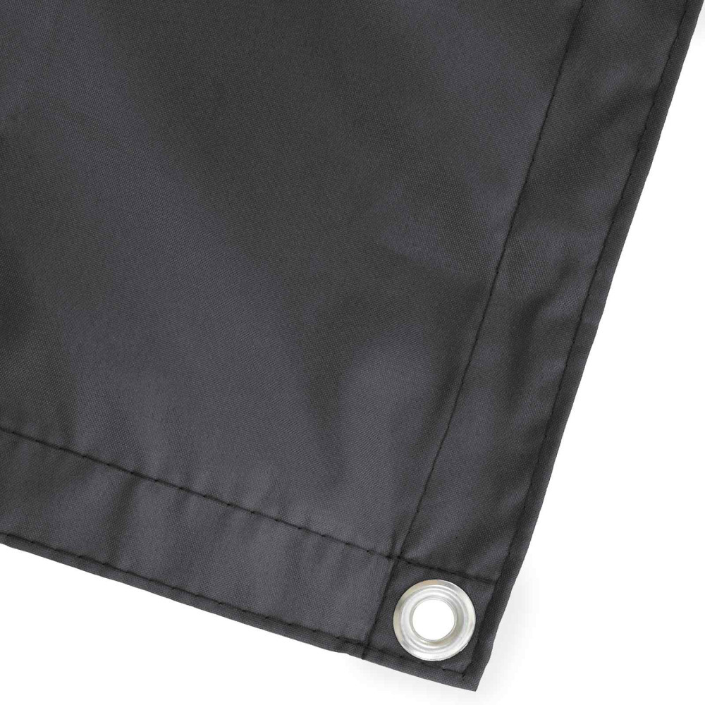 Produktbild för Balkongskärm 180 x 300 cm Tyg med PU-beläggning Svart
