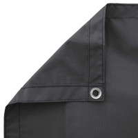 Produktbild för Balkongskärm 180 x 300 cm Tyg med PU-beläggning Svart