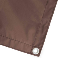 Produktbild för Balkongskärm 150 x 400 cm Tyg med PU-beläggning Brun