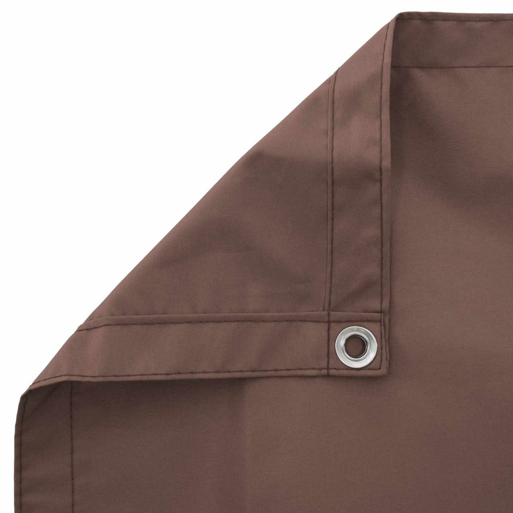 Produktbild för Balkongskärm 180 x 600 cm Tyg med PU-beläggning Brun