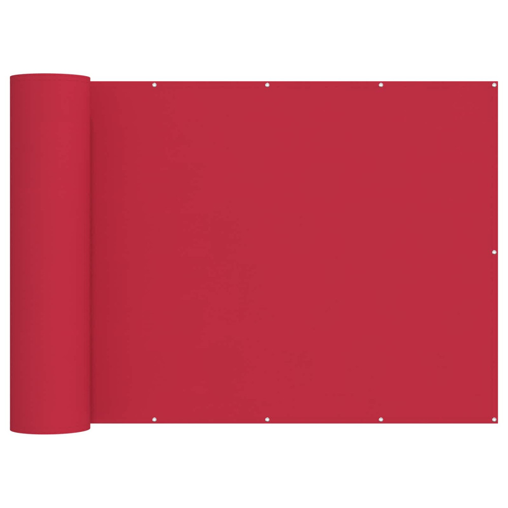Produktbild för Balkongskärm 150 x 1000 cm Tyg med PU-beläggning Vinröd
