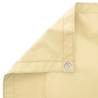 Produktbild för Balkongskärm 1,2 x 25 m Tyg med PU-beläggning Beige