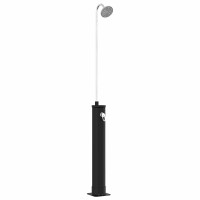 Produktbild för Solig Dusch med Duschhuvud 20 l PVC, ABS, Zinklegering Svart