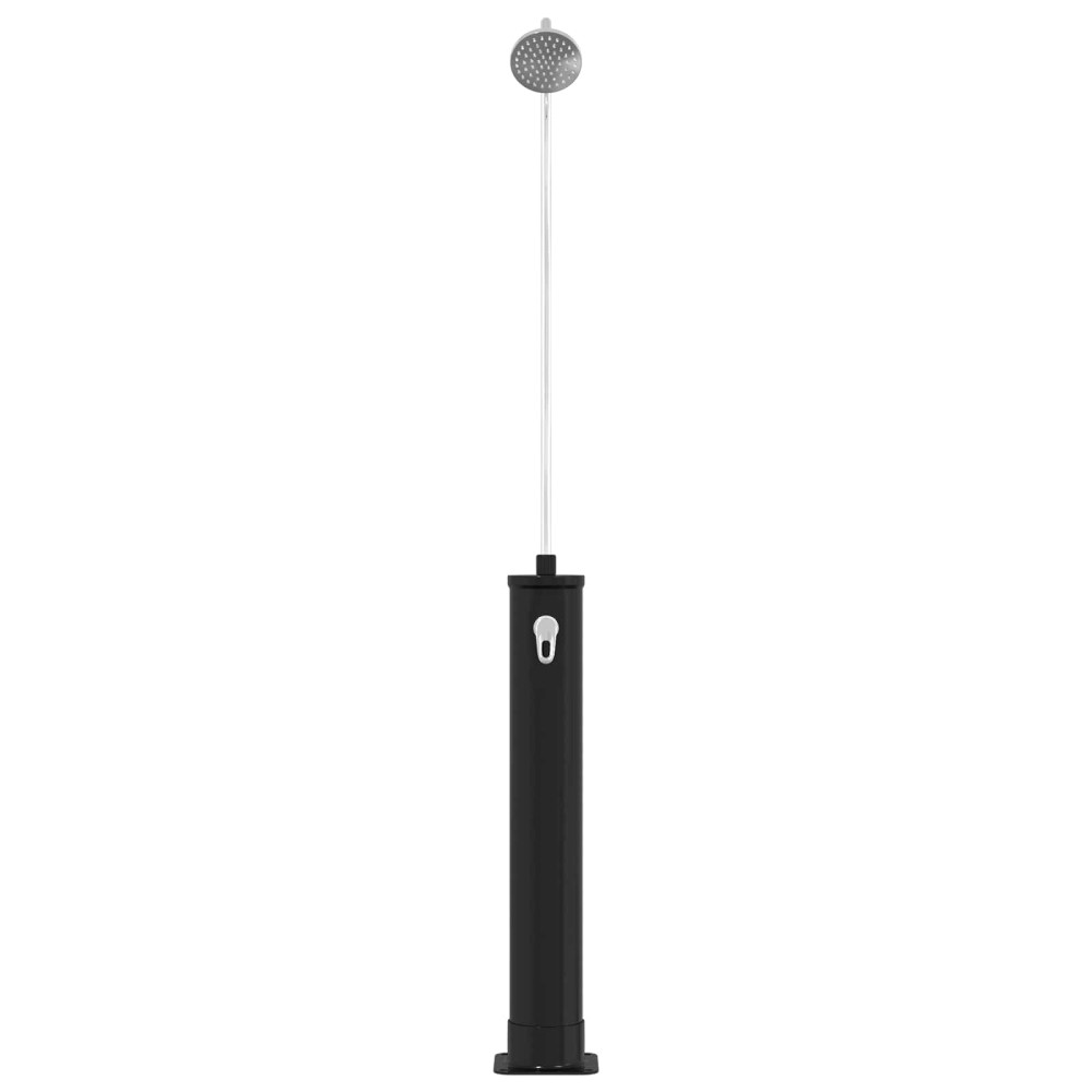 Produktbild för Solig Dusch med Duschhuvud 20 l PVC, ABS, Zinklegering Svart