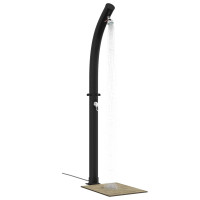 Produktbild för Solardusch med duschhuvud 20 l PVC, ABS, Zinklegering Svart