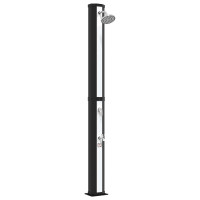 Produktbild för Solardusch med duschhuvud och kran 40 l PVC, ABS, Zinklegering