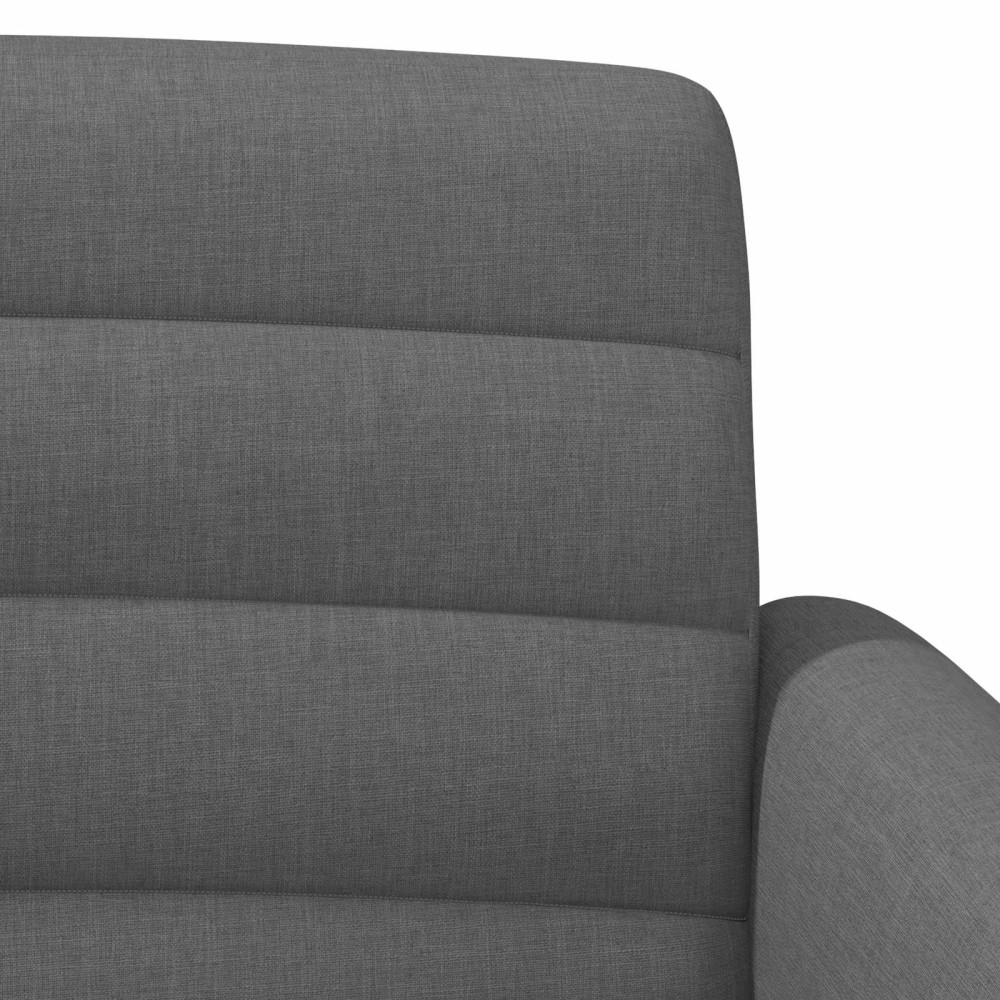 Produktbild för Loveseat med knapprapport Mörkgrå 116 x 67 x 80 cm Tyg