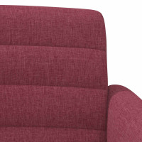 Produktbild för Loveseat med knapprapport Vinröd 116 x 67 x 80 cm Tyg