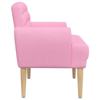 Produktbild för Loveseat med knapprapport Rosa 116 x 67 x 80 cm Tyg