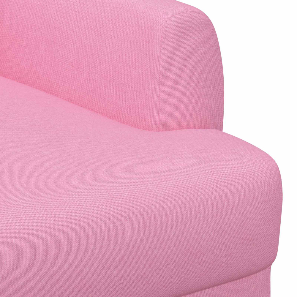 Produktbild för Loveseat med knapprapport Rosa 116 x 67 x 80 cm Tyg