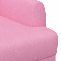 Produktbild för Loveseat med knapprapport Rosa 116 x 67 x 80 cm Tyg