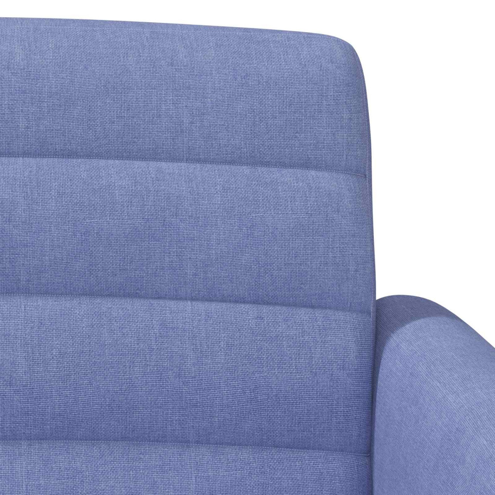Produktbild för Loveseat med knapprapport Jeansblå 116 x 67 x 80 cm Tyg