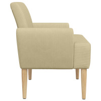 Produktbild för Loveseat med knapprapport Ljust gröngrå 116 x 67 x 81 cm