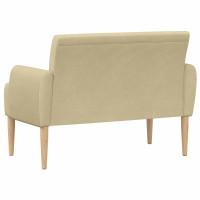 Produktbild för Loveseat med knapprapport Ljust gröngrå 116 x 67 x 81 cm