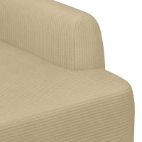Produktbild för Loveseat med knapprapport Ljust gröngrå 116 x 67 x 81 cm