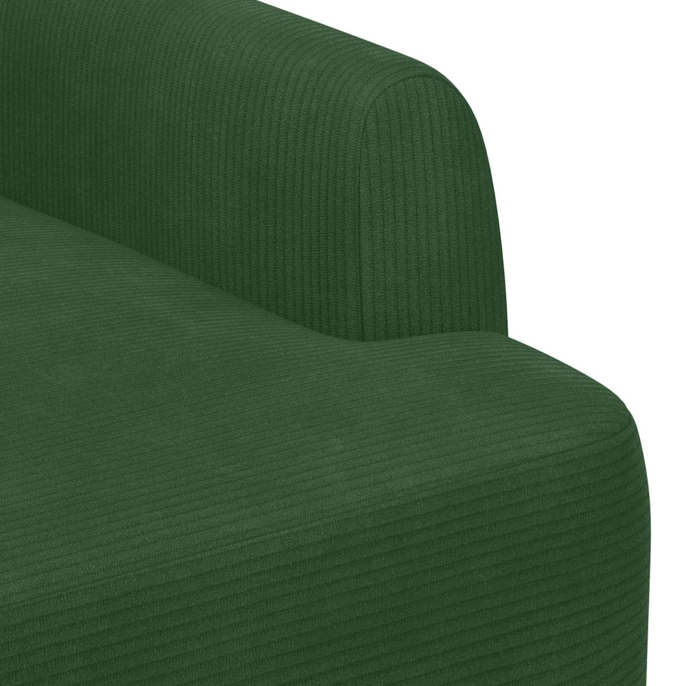 Produktbild för Loveseat med knapprapport Jungelgrön 116 x 67 x 81 cm