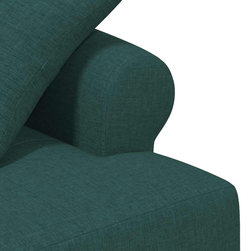Produktbild för Loveseat med knapprapport Mörkgrön 120 x 65 x 79 cm Tyg