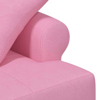 Produktbild för Loveseat med knapprapport Rosa 120 x 65 x 79 cm Tyg