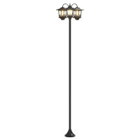 Produktbild för Utomhus Solamp with LED Bulb Svart