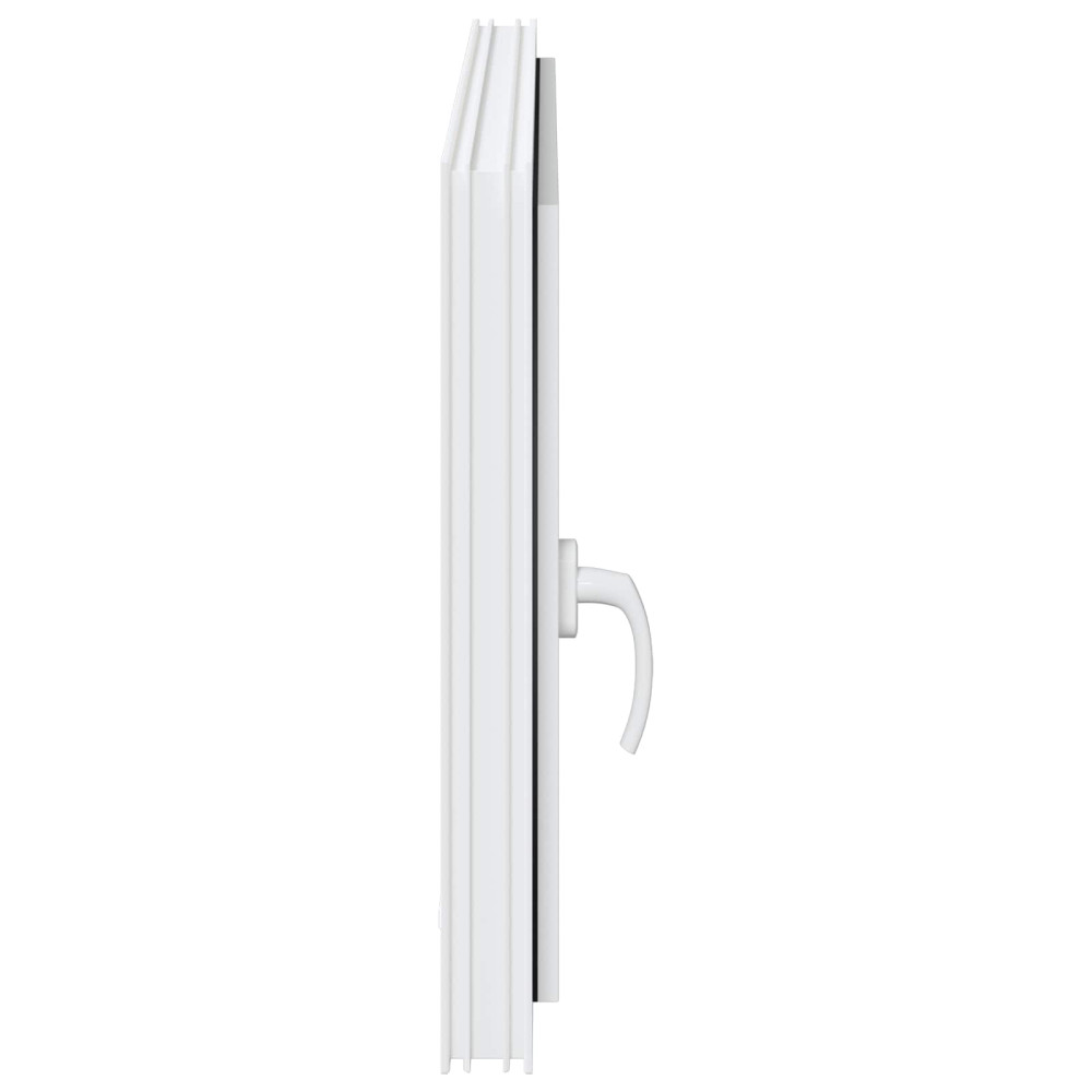 Produktbild för Källarfönster RISOR 100 x 60 cm PVC och glas Vit