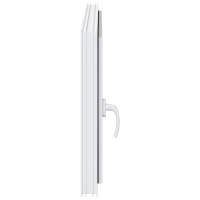 Produktbild för Källarfönster RISOR 100 x 60 cm PVC och glas Vit