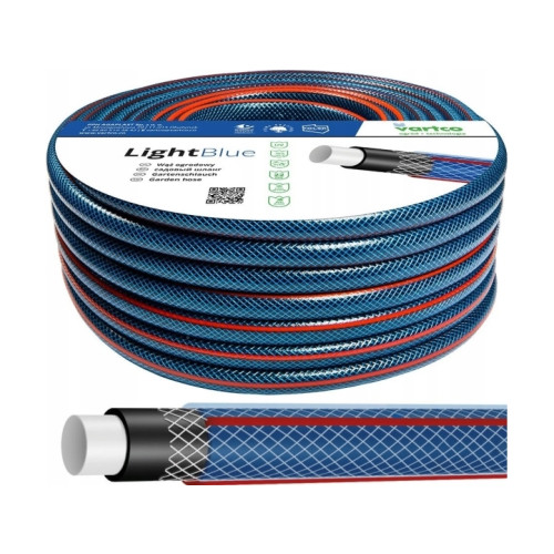 Usorteret Vartco trädgårdsslang 3/4" 20 m, 4-lagers, Vartco LIGHT BLUE...