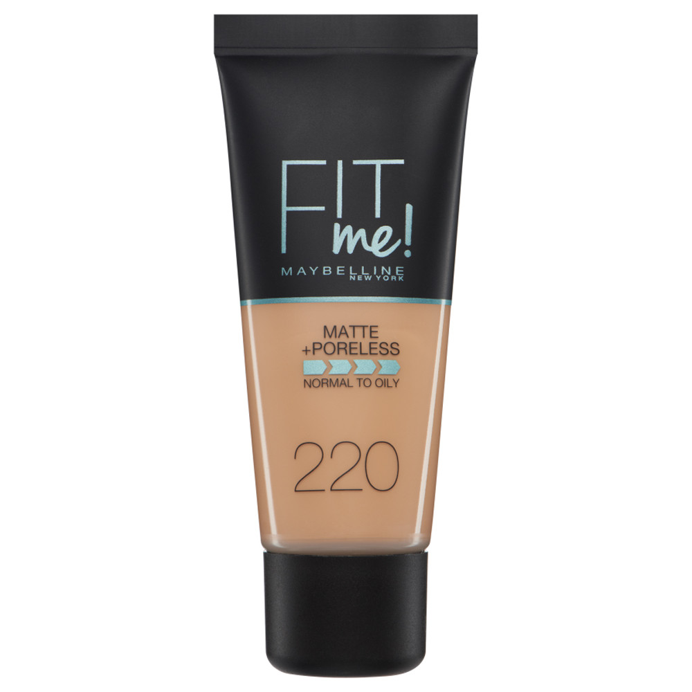 Produktbild för Maybelline Fit Me! matte makeup for normal and oily skin 30 ml 220 Natural Beige