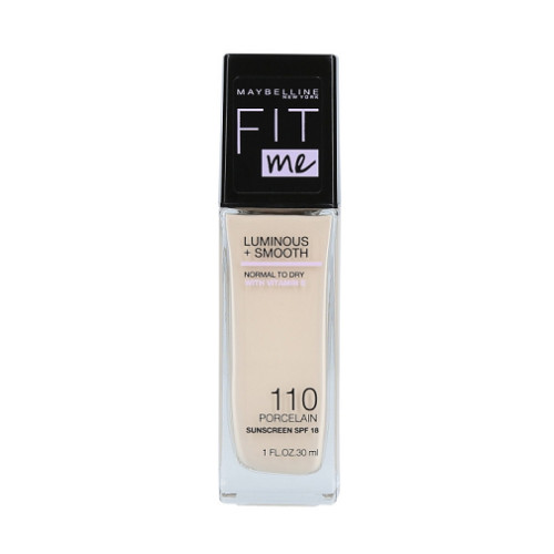 Maybelline Maybelline Fit Me! Liquid Foundation Brightening Liquid Makeup SPF 18 30 ml 110 Porcelain