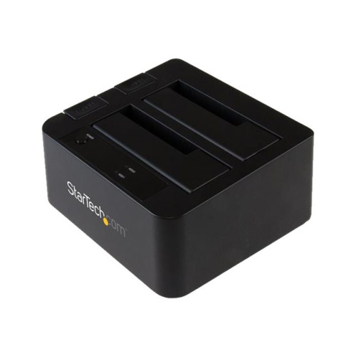 StarTech.com StarTech.com Dual-Bay USB 3.1 to SATA Hard Drive Docking Station, USB 3.1 (10 Gbps) Hard Drive Dock, External 2.53.5 SATA IIIIII, SSDHDD Docking Station, Hot-Swap Hard Drive Bay - Top-Loading - kontrollerkort - USB 3.1 (Gen 2)