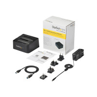 Produktbild för StarTech.com Dual-Bay USB 3.1 to SATA Hard Drive Docking Station, USB 3.1 (10 Gbps) Hard Drive Dock, External 2.53.5 SATA IIIIII, SSDHDD Docking Station, Hot-Swap Hard Drive Bay - Top-Loading - kontrollerkort - USB 3.1 (Gen 2)