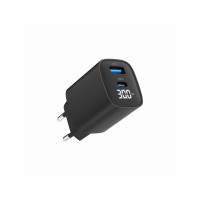 Produktbild för Gembird strömadapter - LCD-skärm - USB, USB-C - 30 watt
