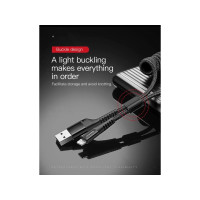 Produktbild för Baseus CALSR-01, 1 m, USB A, Lightning, USB 2.0, 480 Mbit/s,...