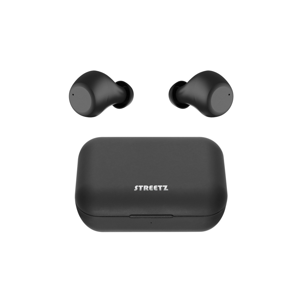 Produktbild för Streetz Trådlösa in-ear hörlurar med laddningetui, BT 5, TWS...