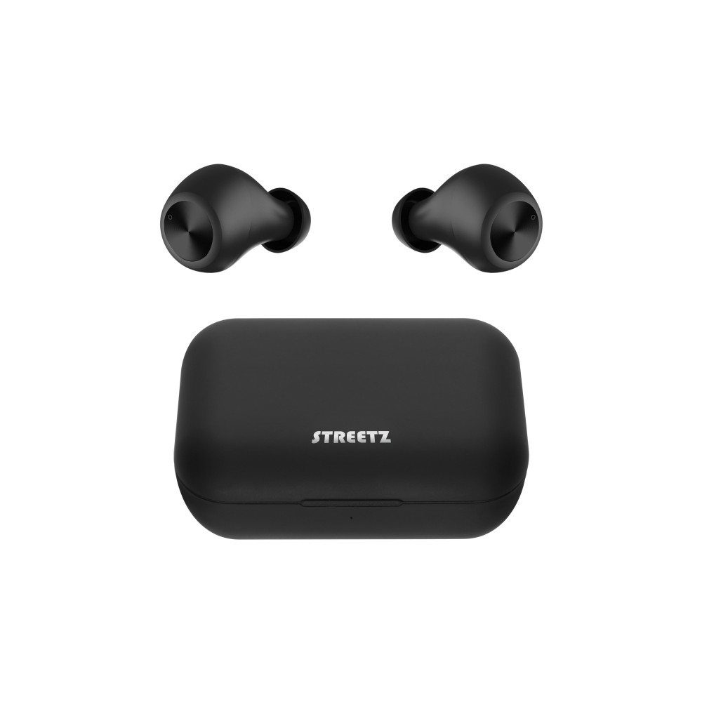 Produktbild för Streetz Trådlösa in-ear hörlurar med laddningetui, BT 5, TWS...