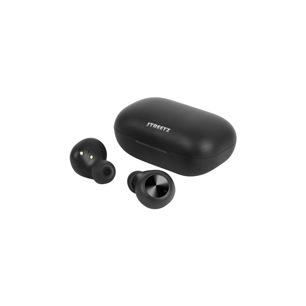 Produktbild för Streetz Trådlösa in-ear hörlurar med laddningetui, BT 5, TWS...