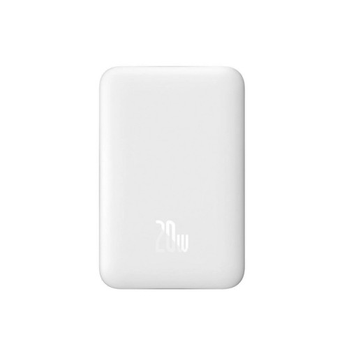 Baseus Baseus Magnetic Mini, 10000 mAh, Trådlös laddning, 20 W, Vit